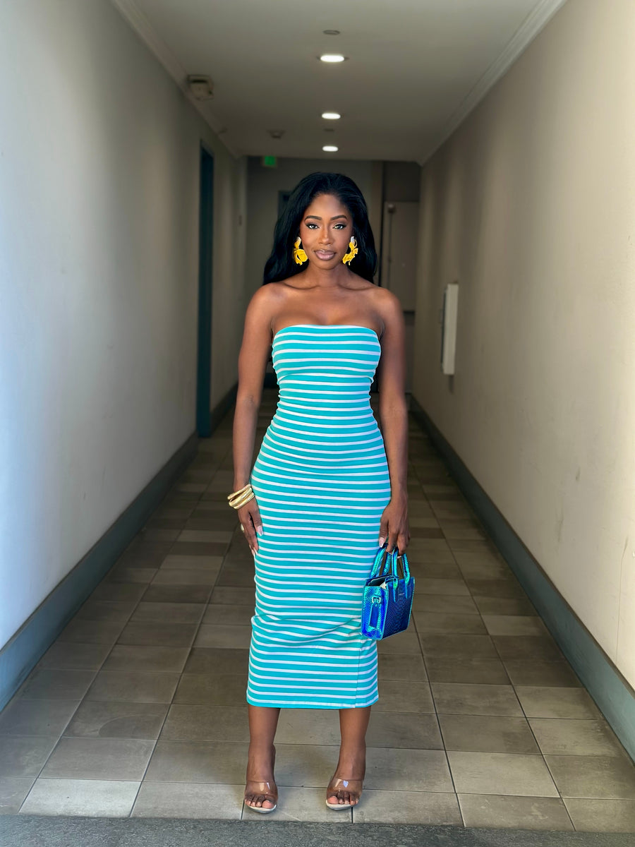 tube bodycon maxi dress the body ody Affordable Fashion by Blue Men's US Size:12 _okendo:syndication_key:CL136221363 Blue Lace & Tulle